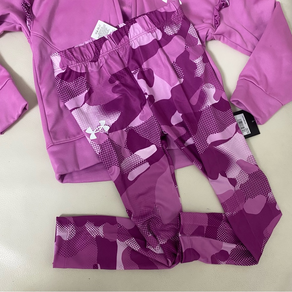 Under Armour pink camouflage cute legging warm set 7235 - Picture 2 of 6